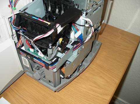 pumpstation and ink cartridge holder, HP2500c